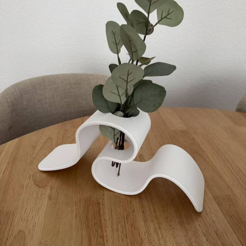 แจกันพิมพ์ 3 มิติ ทรงโค้ง สไตล - 3D Printing Vase บทวิจารณ์และราคา