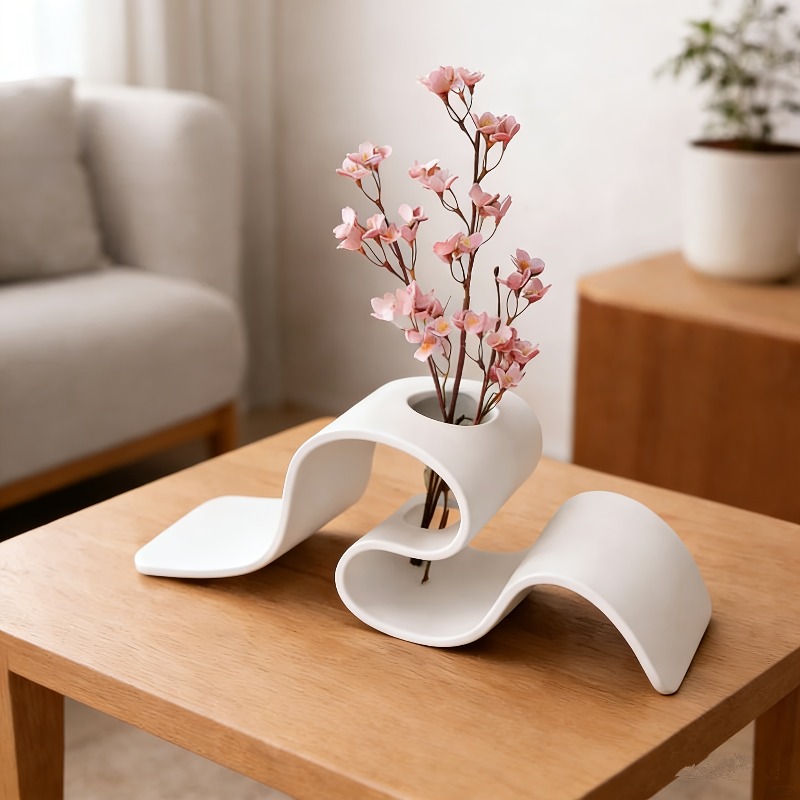 แจกันพิมพ์ลาย 3 มิติ ทรงโค้ง ส - 3D Printing Vase บทวิจารณ์และราคา