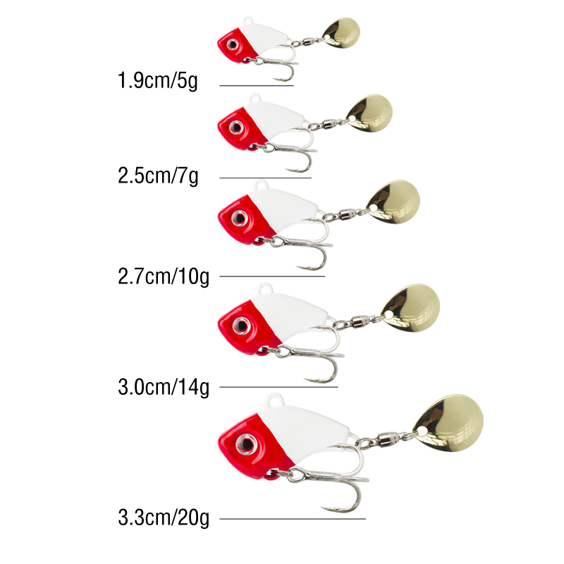เหยื่อตกปลาโลหะหมุนได้ 6 ชิ้น  - 3D Printing Lure บทวิจารณ์และราคา